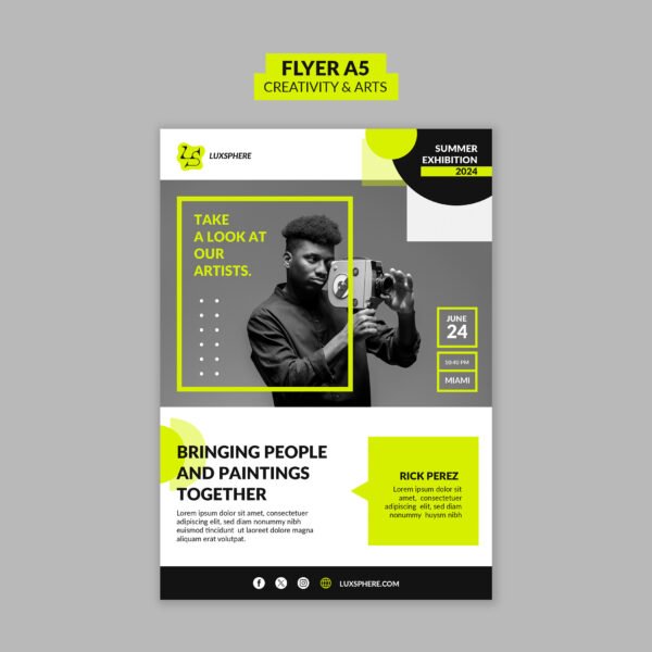 Modern Corporate Flyer Template PSD