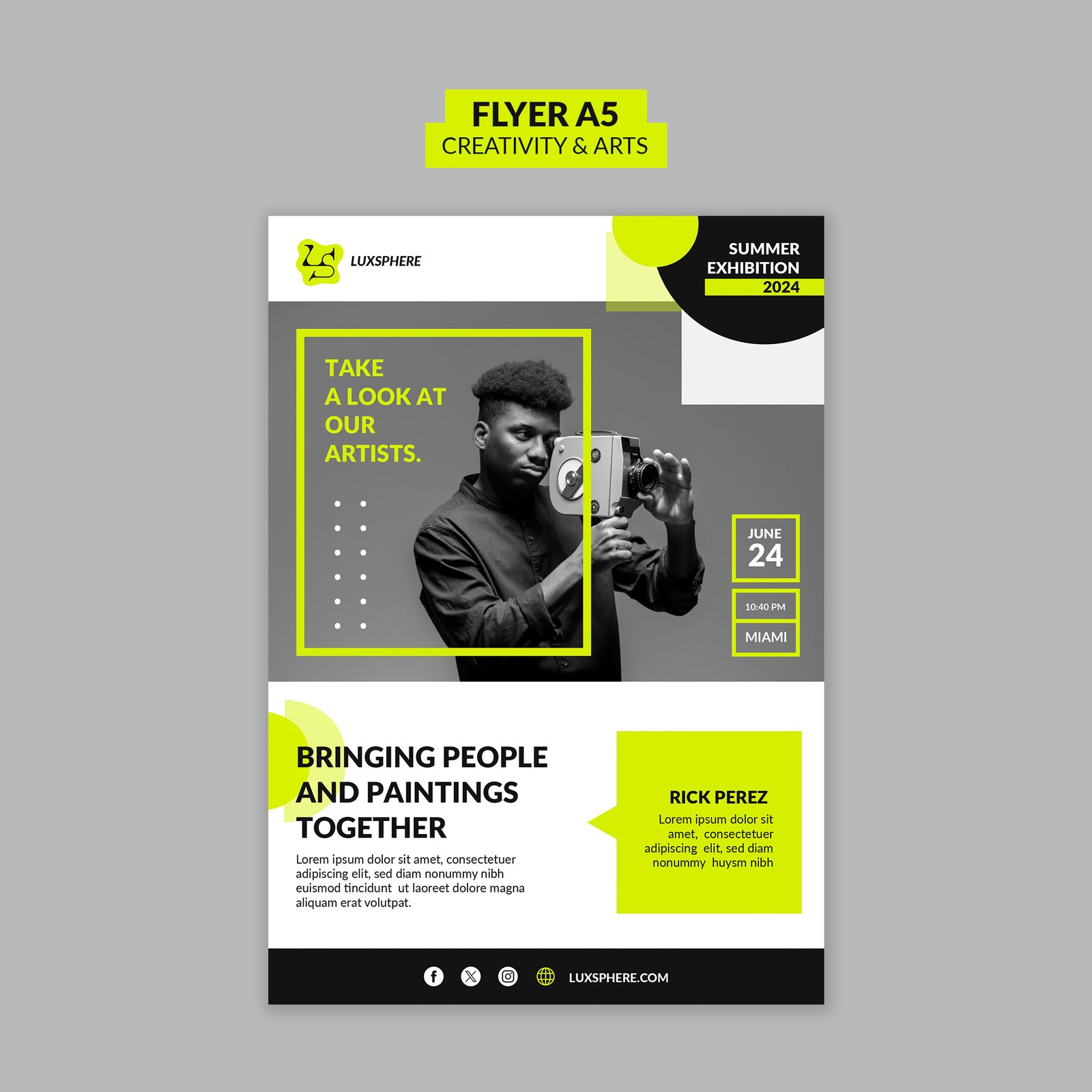 Modern Corporate Flyer Template PSD