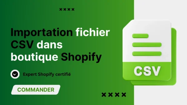 Shopify CSV Vêtements et Accessoires